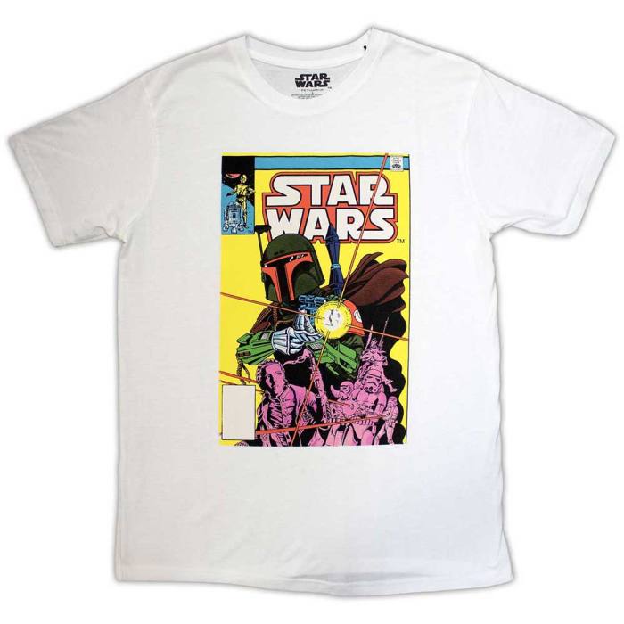Star Wars Unisex T-Shirt: Boba Fett Comic Cover (Bela) 134216