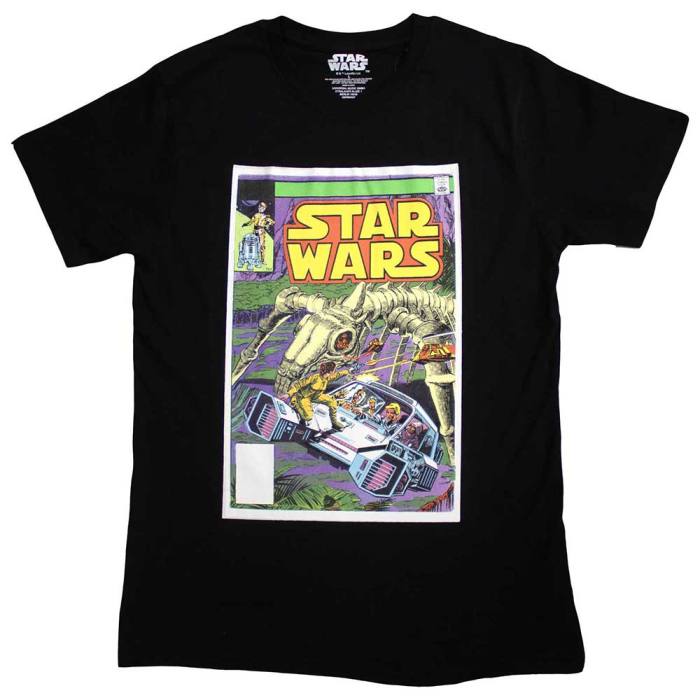 Star Wars Unisex T-Shirt: Flight Comic Cover (Črna) 134222