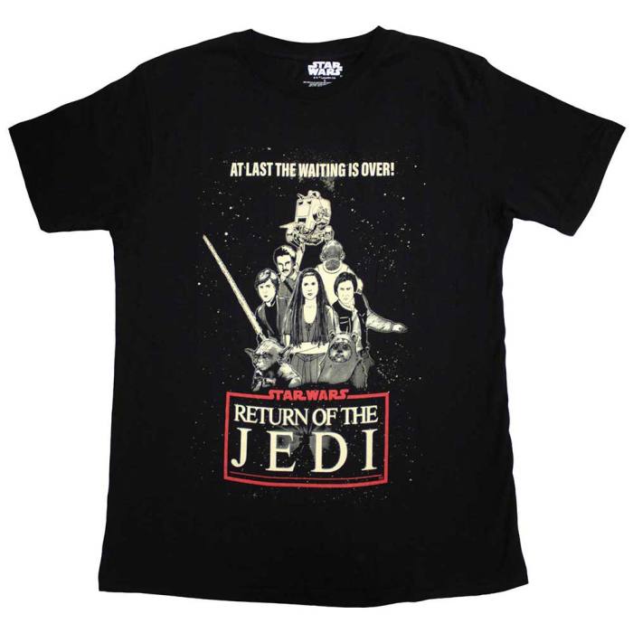 Star Wars Unisex T-Shirt: Return Of The Jedi Waiting Is Over 134252