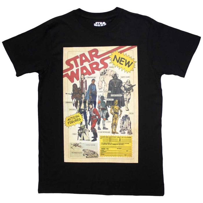 Star Wars Unisex T-Shirt: Action Figures 134348