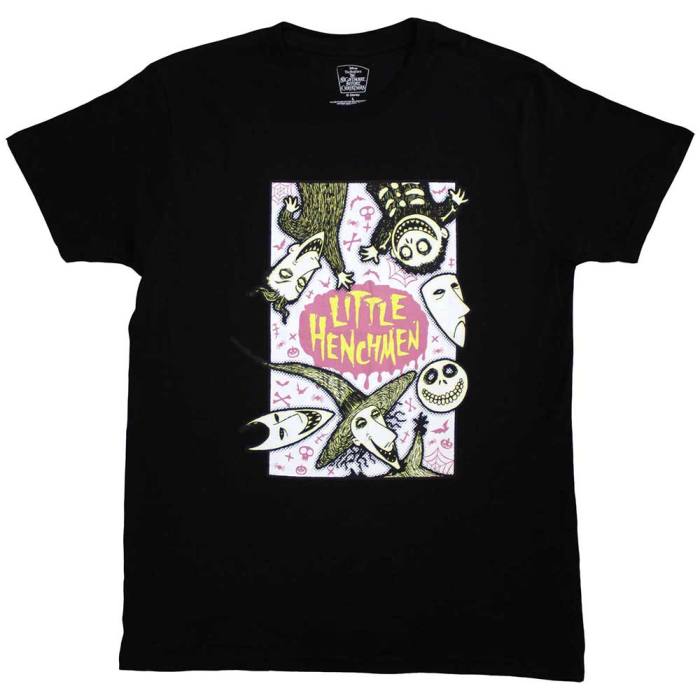 The Nightmare Before Christmas Unisex T-Shirt: Little Henchmen (Črna) 134610