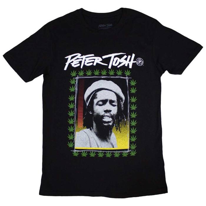 Peter Tosh Unisex T-Shirt: Leaf Frame 134692