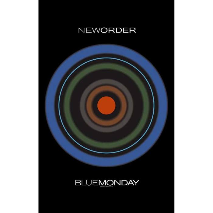 New Order Textile Poster: Blue Monday 134711