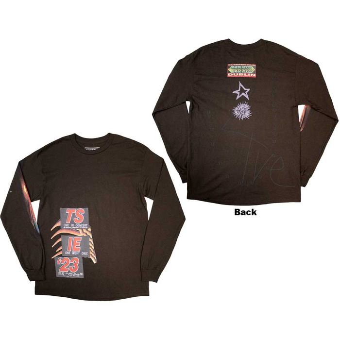 Travis Scott unisex Long Sleeve T-shirt: Summer Run 2023 Dublin (rjav) 134722
