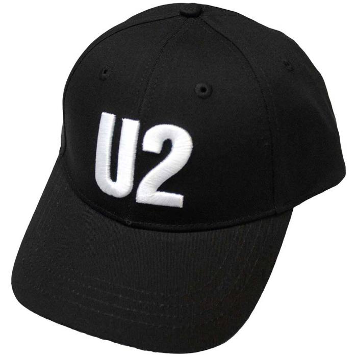 U2 Unisex Baseball Cap: White Logo 134804