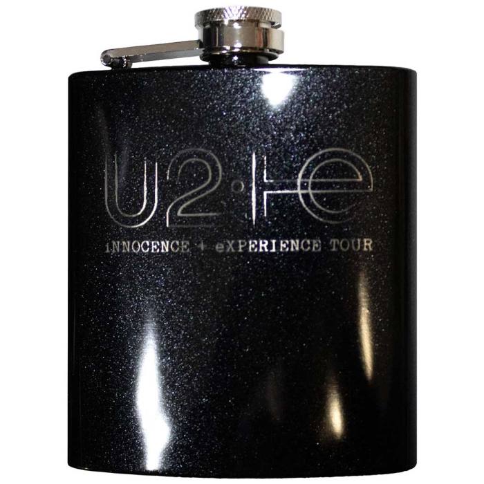 U2 Drink Bottle: Logo (Black) (Ex-Tour) 134806