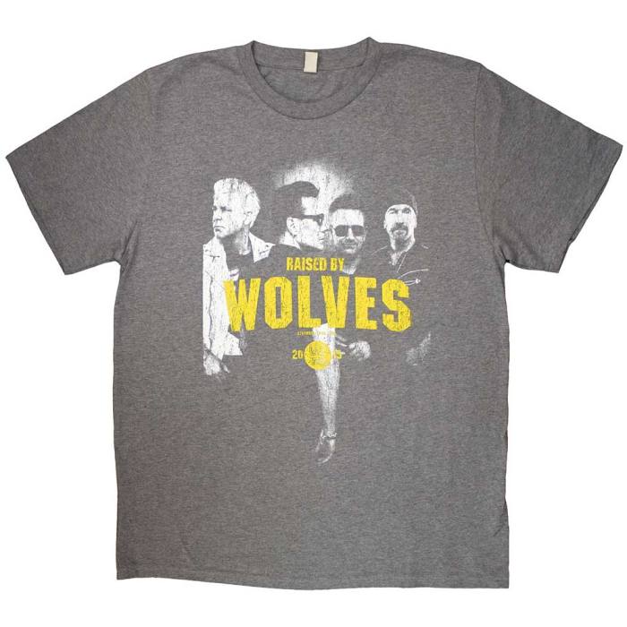 U2 Unisex T-Shirt: Raised by Wolves (siva) 134813