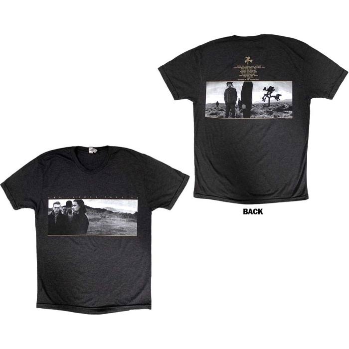 U2 Unisex T-Shirt: Joshua Tree Dates 2017 (siv) 134823