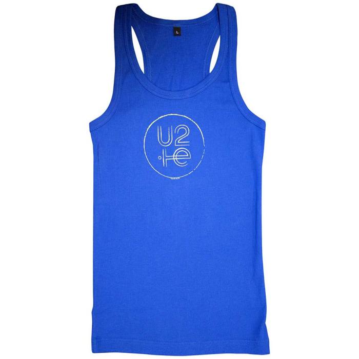 U2 ženski Vest T-Shirt: 2015 (moder) 134840