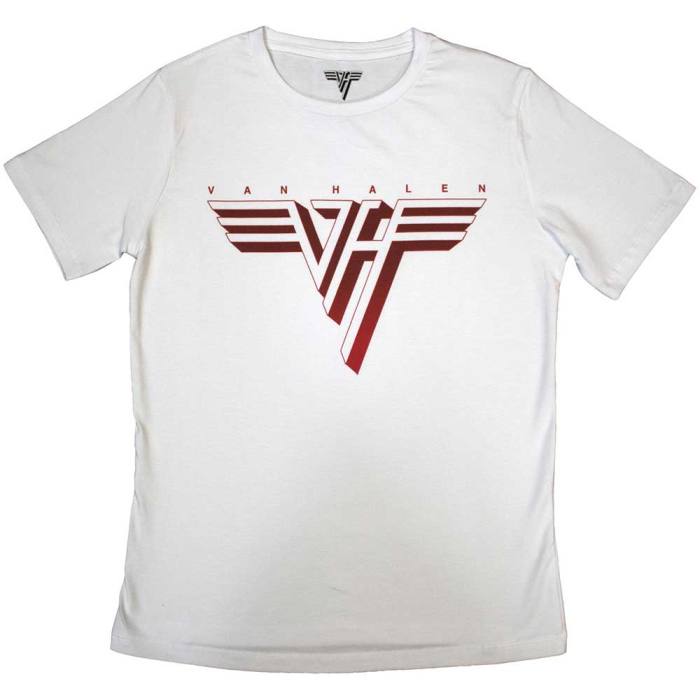 Van Halen Ladies T-Shirt: Classic Red Logo (Bela) 134858