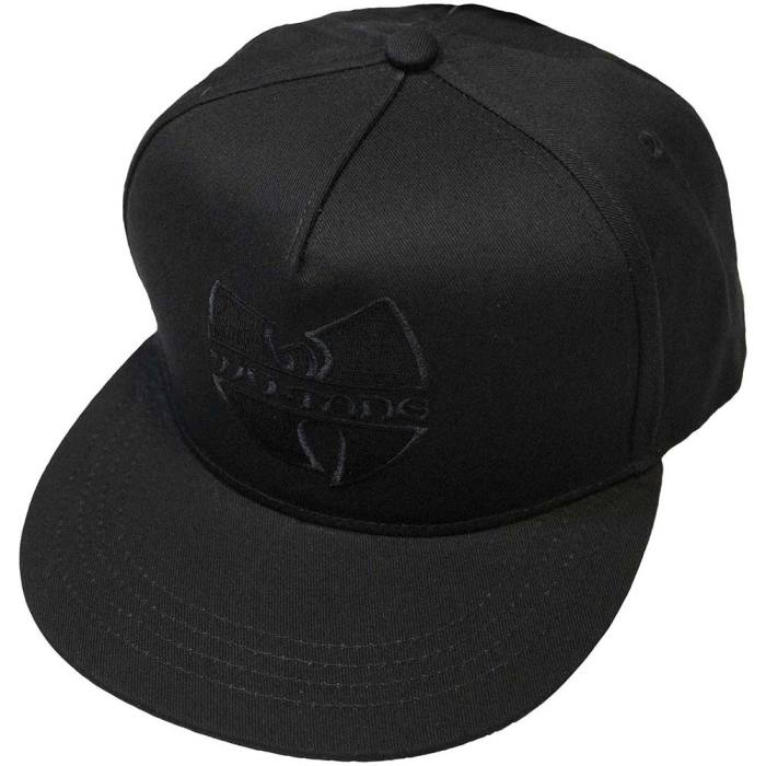 Wu-Tang Clan Unisex Snapback Cap: Black Logo 134902