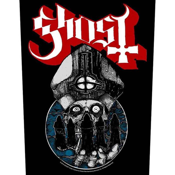 Našitek Ghost hrbtni Papa Warriors 135756