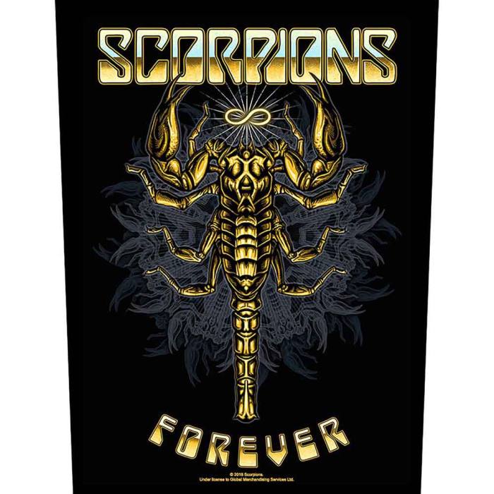 Scorpions hrbtni našitek Forever 135808