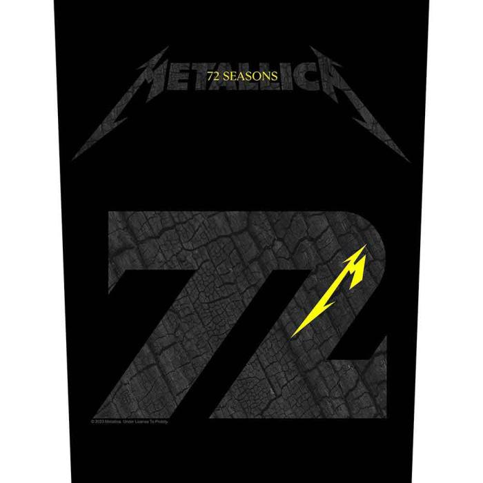 Metallica hrbtni našitek Charred M72 135848