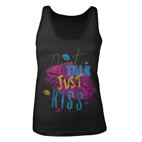 Don’t Talk Just Kiss (Lips) ženski T-shirt 135090
