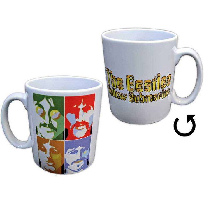 The Beatles Unboxed Mug: Yellow Submarine Sea Of Science (White) 135025