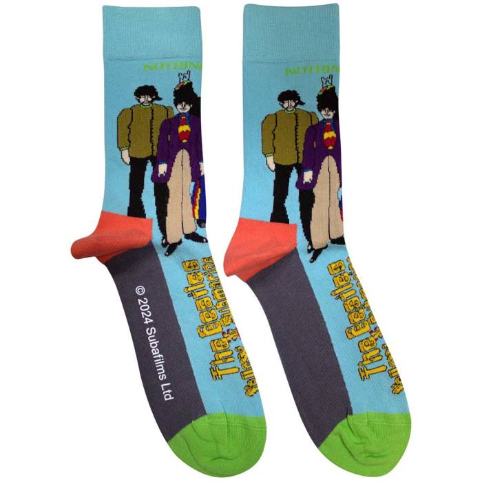 The Beatles Unisex Ankle Socks: Sub & Band 135033