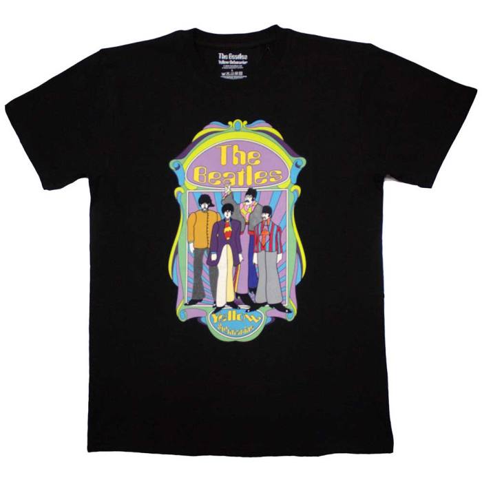 The Beatles Unisex T-Shirt: Yellow Submarine Sub Band Frame v2 135070