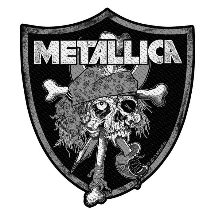 Našitek Metallica Raiders Skull 146592