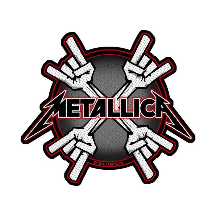 Našitek Metallica Metal Horns 146594