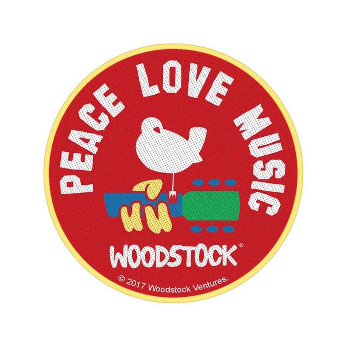Našitek Woodstock Love Peace Music 146672