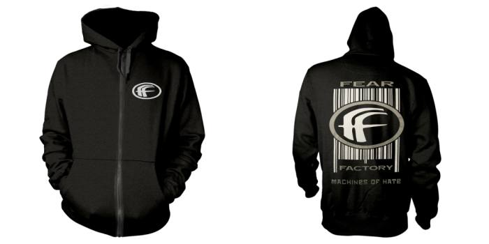 Fear Factory hoodie z zadrgo Machines Of Hate 149024