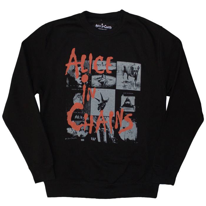 Alice In Chains Hoodie: Albums Montage 195613