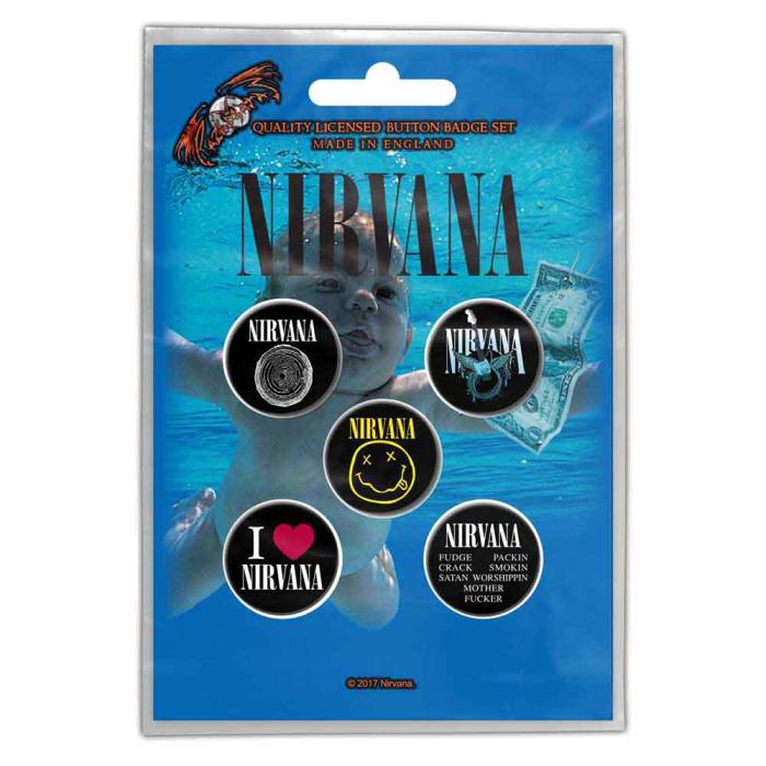 Nirvana Button Badge Pack: Nevermind 195779