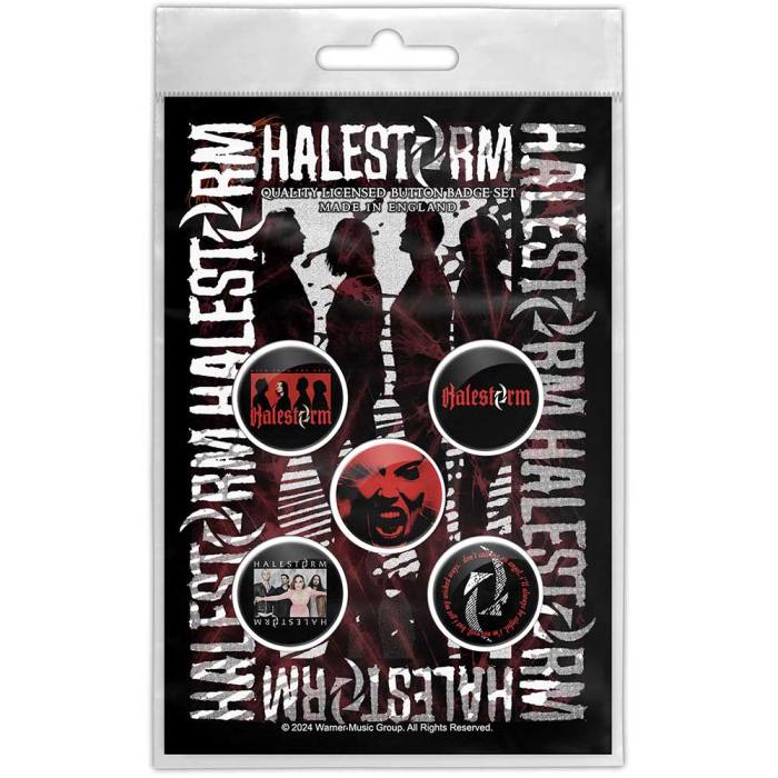 Halestorm Button Badge Pack: Portrait 195782