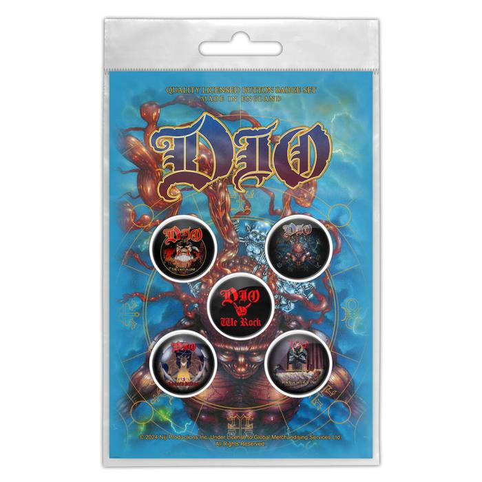 Dio Button Badge Pack: Strange Highways 195786