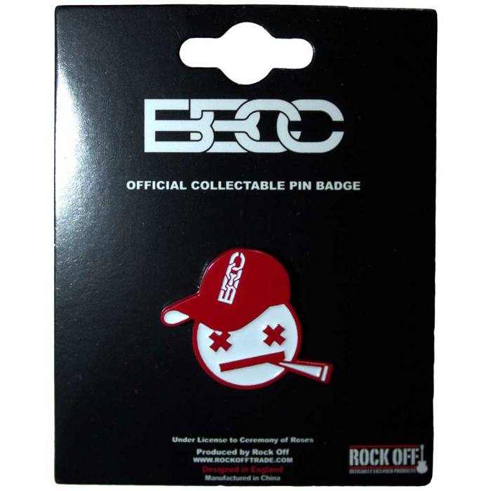 Bad Boy Chiller Crew Pin Badge: Red Emblem 195792