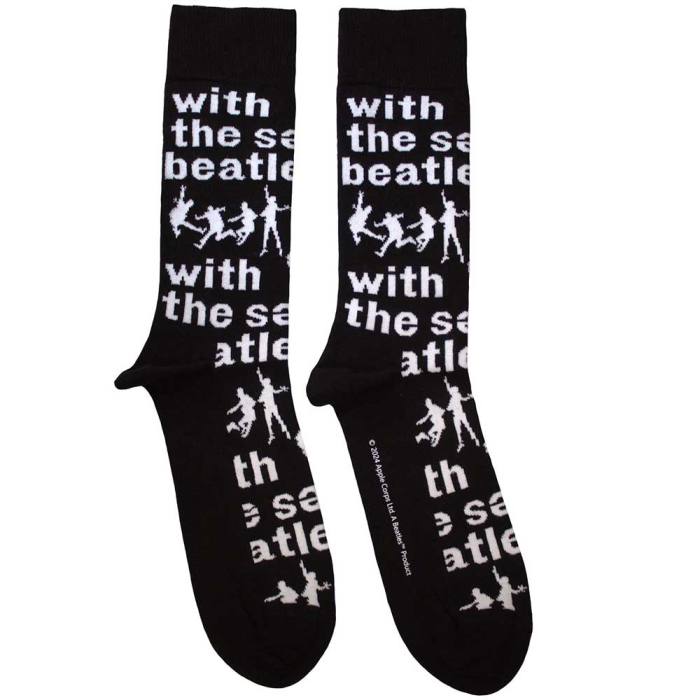 The Beatles Unisex Ankle Socks: With The Beatles Silhouettes Repeat 195966