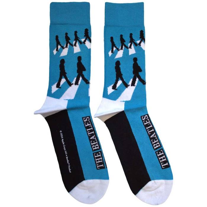 The Beatles Unisex Ankle Socks: Abbey Road Silhouettes Repeat (Modra) (Velikost UK 7 - 11) 195971