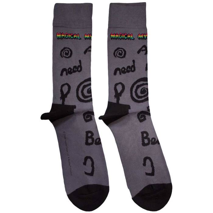 The Beatles Unisex Ankle Socks: Magical Mystery Tour All You Need Is Love (Charcoal Grey) (UK Size 7 - 11) 195981