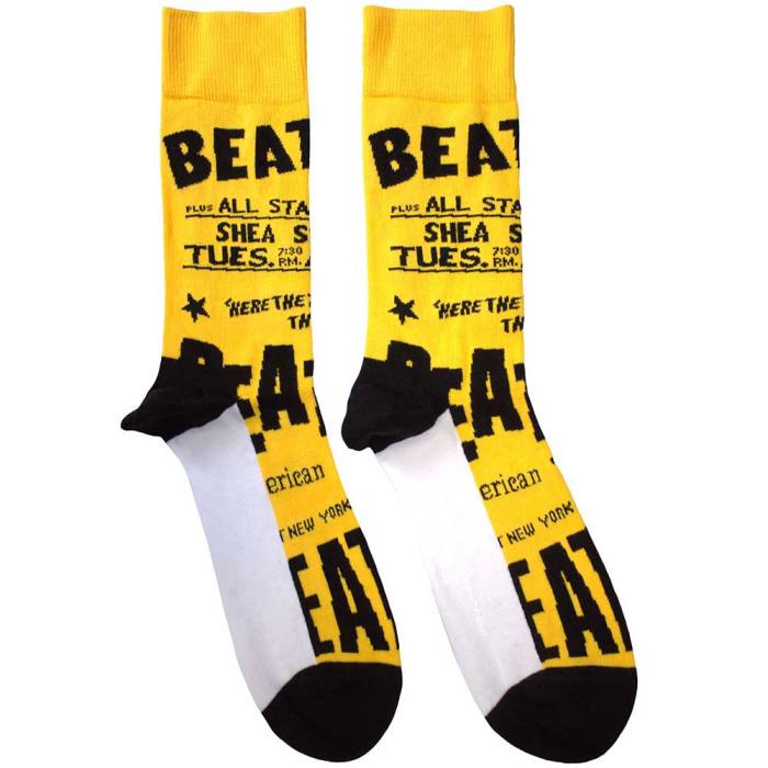 The Beatles Unisex Ankle Socks: USA (Yellow) (UK Size 7 - 11) 195987