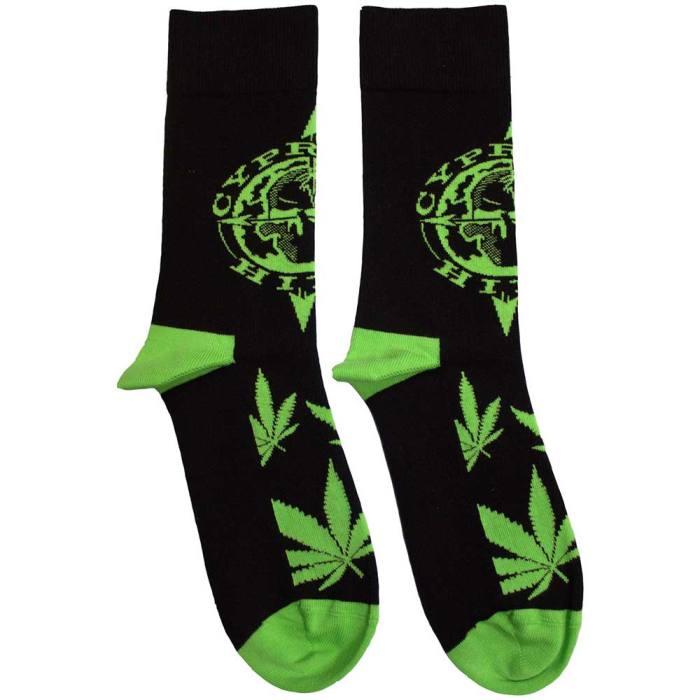 Cypress Hill Unisex Ankle Socks: Logo & Leaves 196898