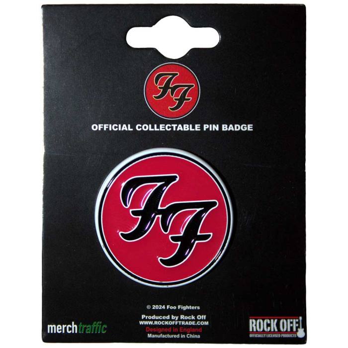 Foo Fighters Pin Badge: FF Logo 197283