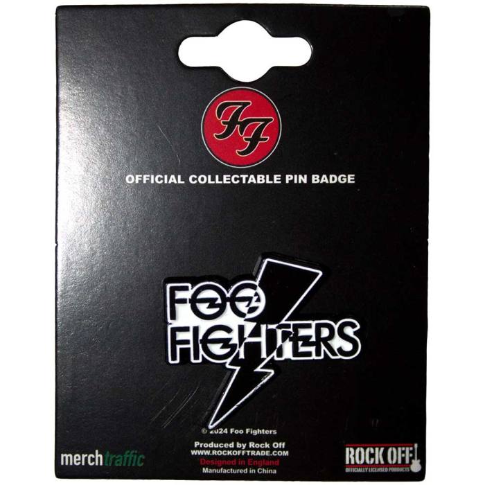 Foo Fighters Pin Badge: Flash Logo 197285