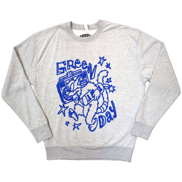 Green Day Unisex Sweatshirt: Cat Blaster 197417