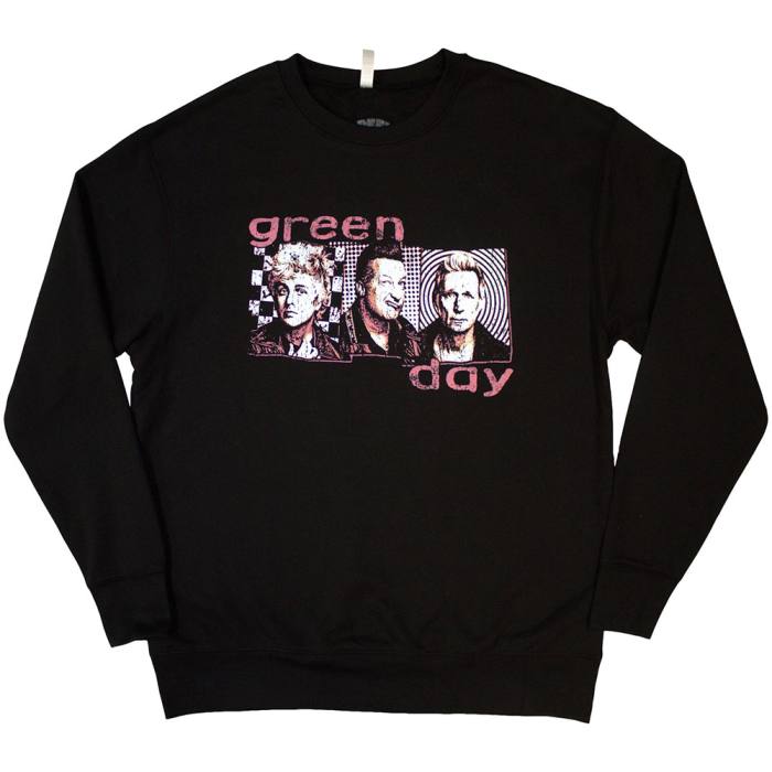 Green Day Unisex Sweatshirt: 80's Summer Photo 197430