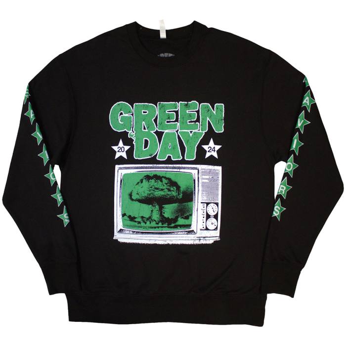 Green Day Unisex Sweatshirt: TV Explosion 197436