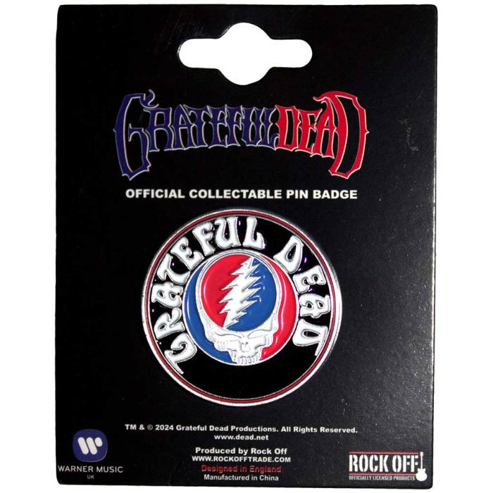 Grateful Dead Pin Badge: Steal Your Face Logo 197902