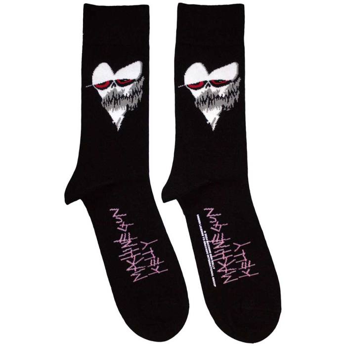 Machine Gun Kelly Unisex Ankle Socks: Heart Face 198894