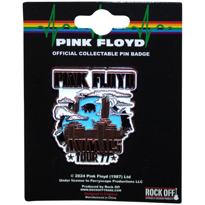 Pink Floyd Pin Badge: Animals Tour '77 199570