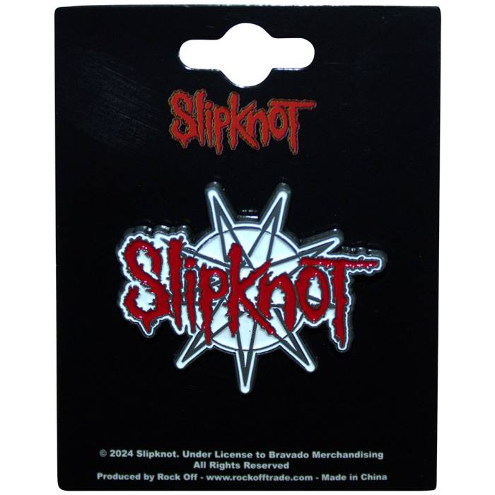 Slipknot Pin Badge: 9-Point Star Logo 200135
