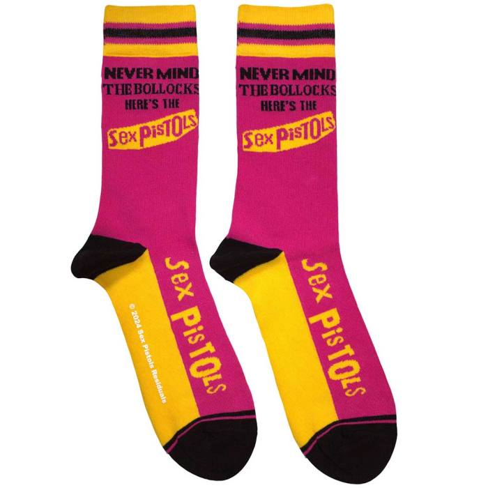The Sex Pistols Unisex Ankle Socks: Never Mind The Bollocks Stripes 200402