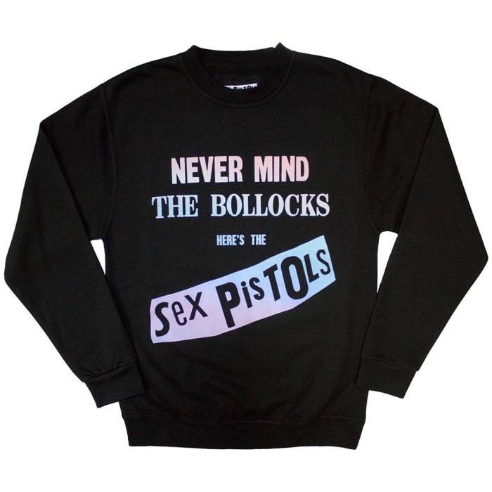 The Sex Pistols Unisex Sweatshirt: Never Mind the Bollocks Gradient 200417