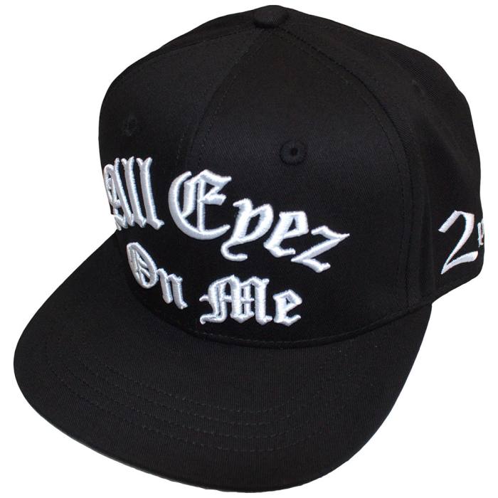 Tupac Unisex Snapback Cap: All Eyez On Me (Črna) 201176