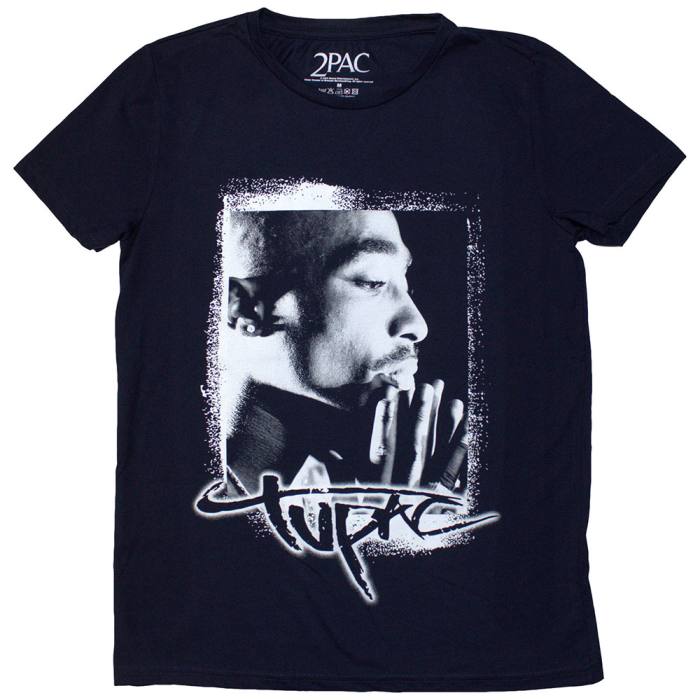 Tupac Ladies T-Shirt: Spray Photo 201201