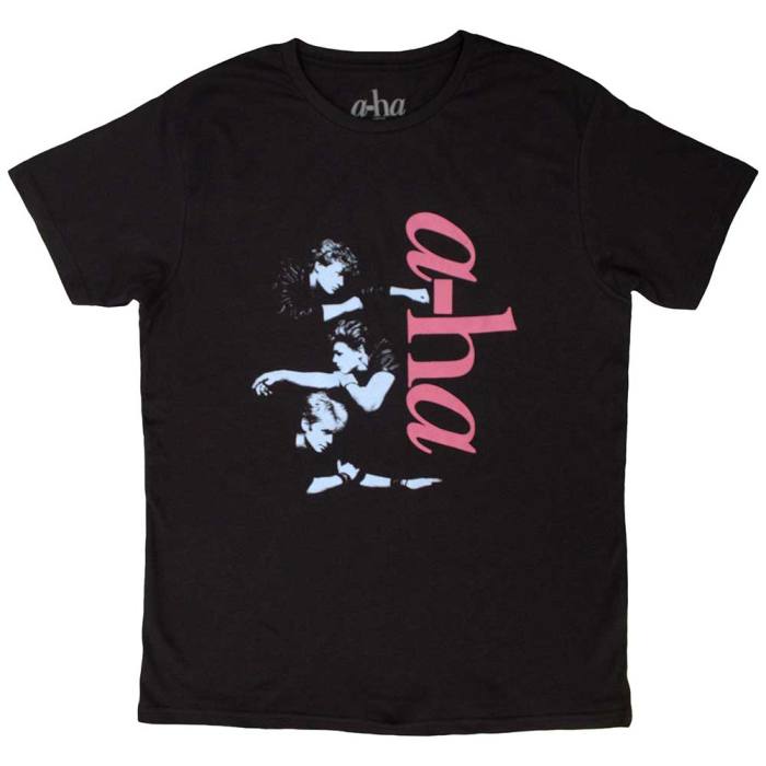 A-ha Unisex T-shirt: Vertical Logo 201503